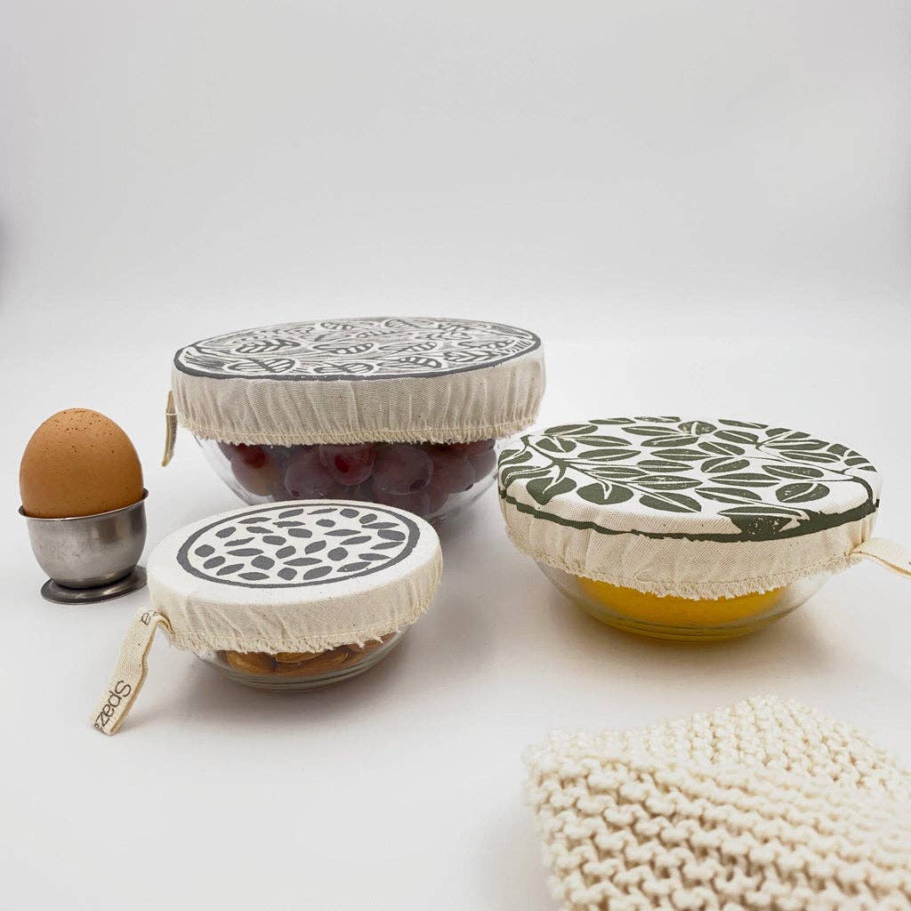 Spaza Store - Vente Sachet de conservation/film alimentaire - Ensemble de 3 mini-couvercles à vaisselle3