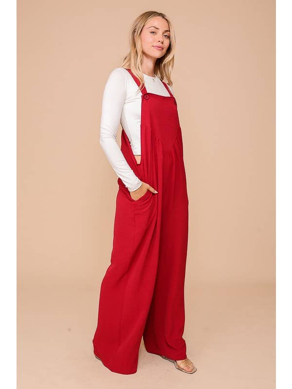 Vanilla Monkey - Wholesale Jumpsuit - Women's - Effortless Chic Wide-Leg Jumpsuit