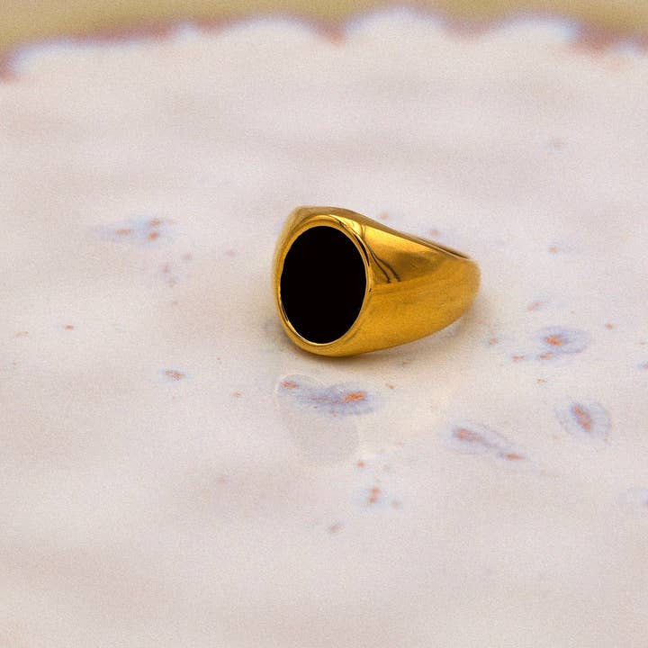 Sophie - Signet Enamel Ring for wholesale by MeloMelo