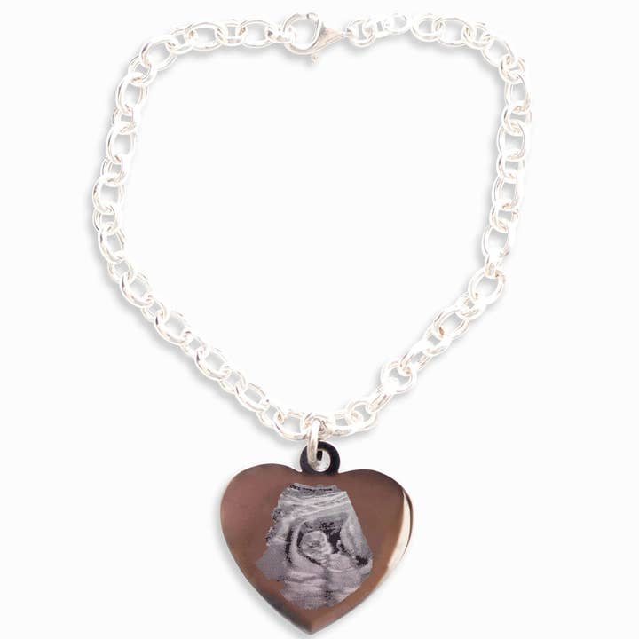 Heart Baby Ultrasound Bracelet for wholesale by Gemz By Emz