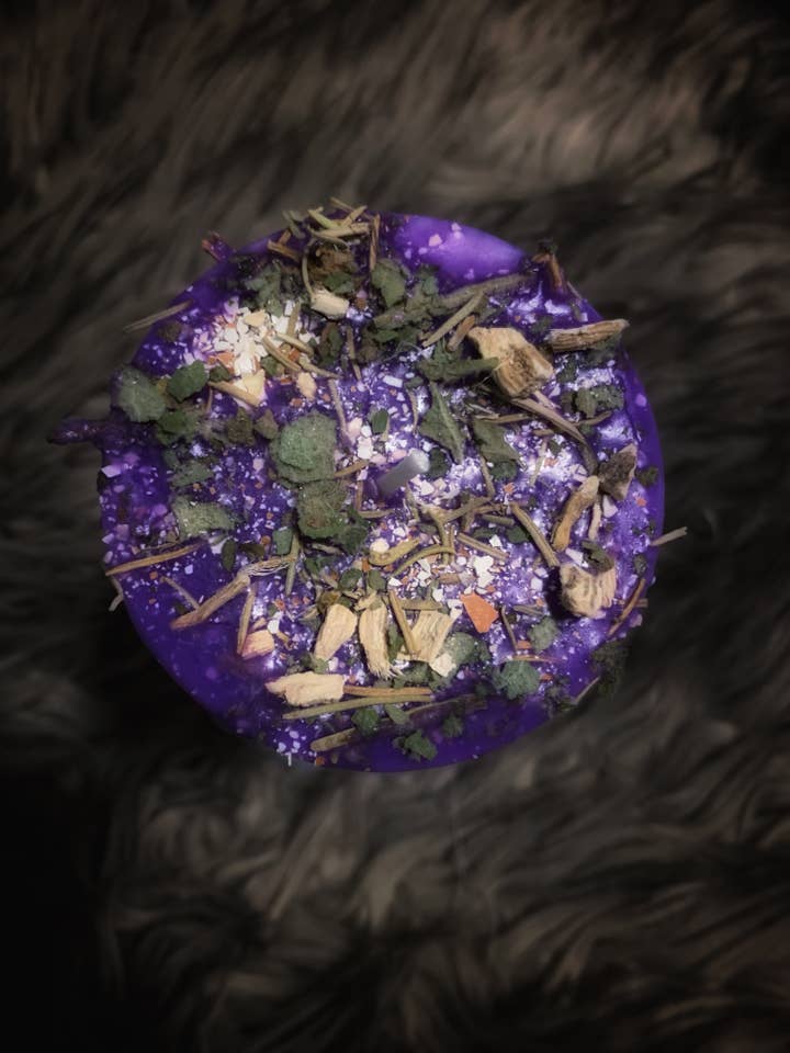 Vela de veneración a la llama ancestral para venta al por mayor de Maiden and Crow Spiritual Apothecary