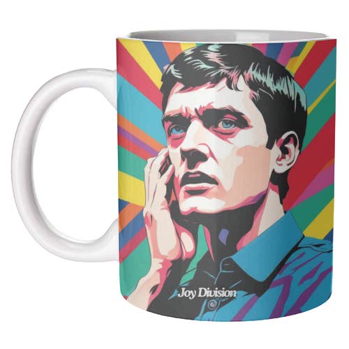 ART WOW - Wholesale Coffee Mug - Mugs 'Joy Division Blue' by Faith Mercer