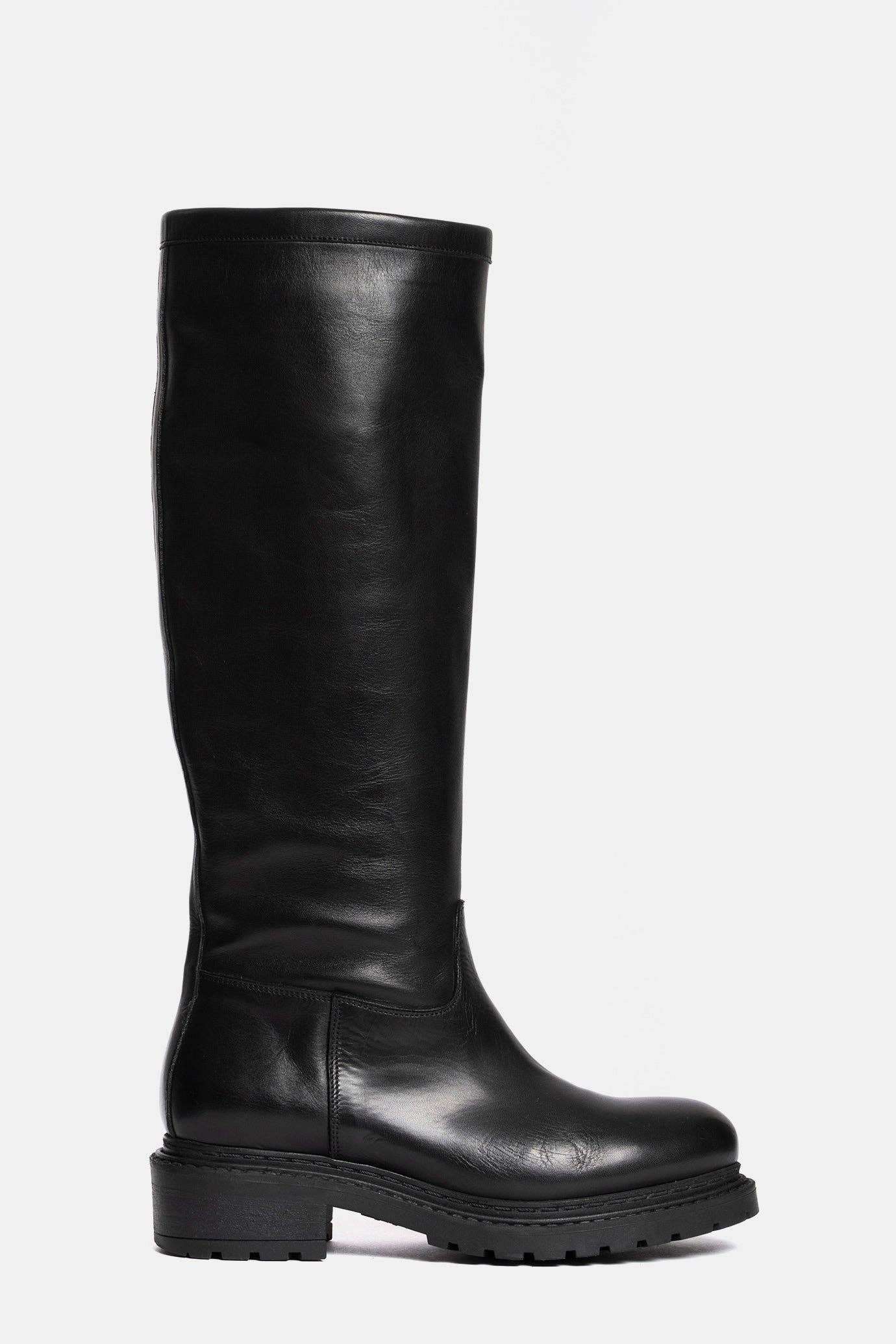METISSE - Wholesale Boots - Women's - Biker in black calfskin MA6720