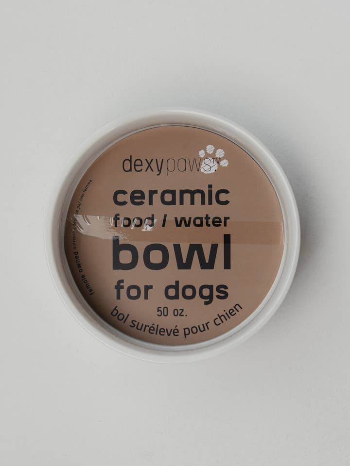 Food du Jour Ceramic Dog Bowl – 50oz/8 inches for wholesale by dexypaws