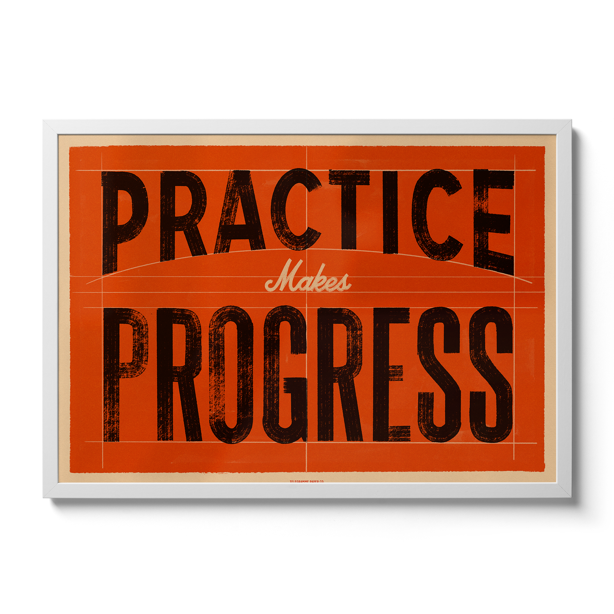 Telegramme Paper Co. - Wholesale Art Print - Practice Makes Progress8