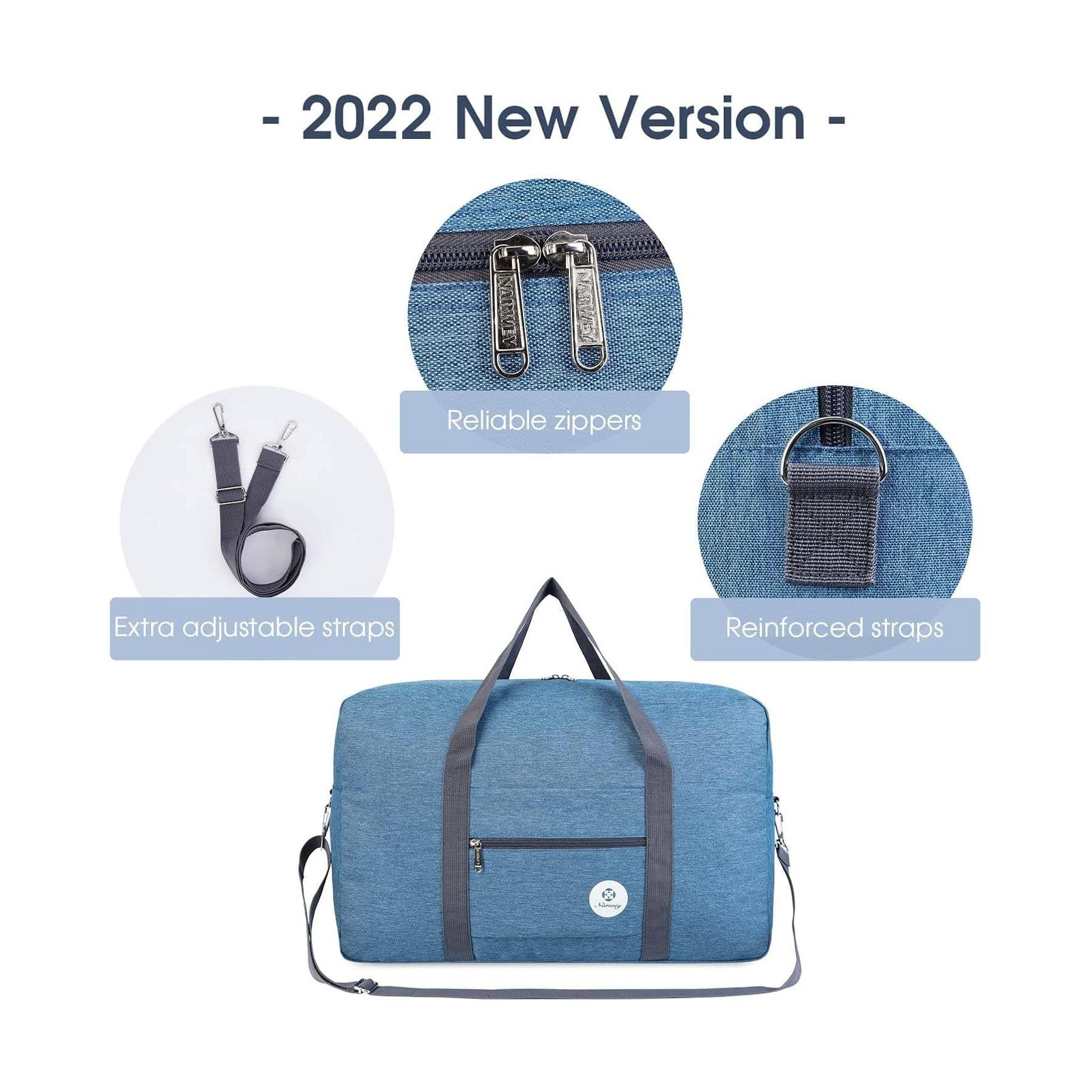 wandf - Venta al por mayor Bolsa de viaje - Unisex - Bolsa de viaje plegable NW3122 para equipaje de mano para estancia nocturna24