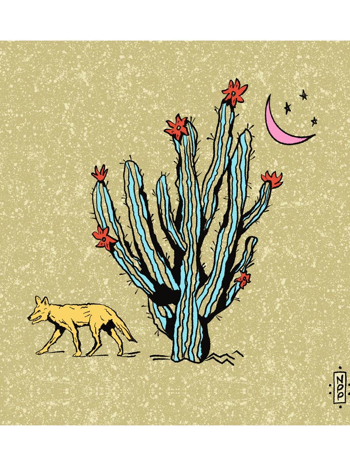 Howlin' Moon - Impressão do Deserto por atacado de Pop Americana