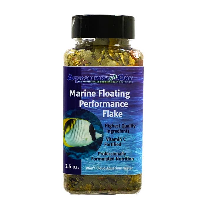 TropicZone - Wholesale Pet Food - Not Cat/Dog - Aquaculture-One Marine Floating Performance Flake