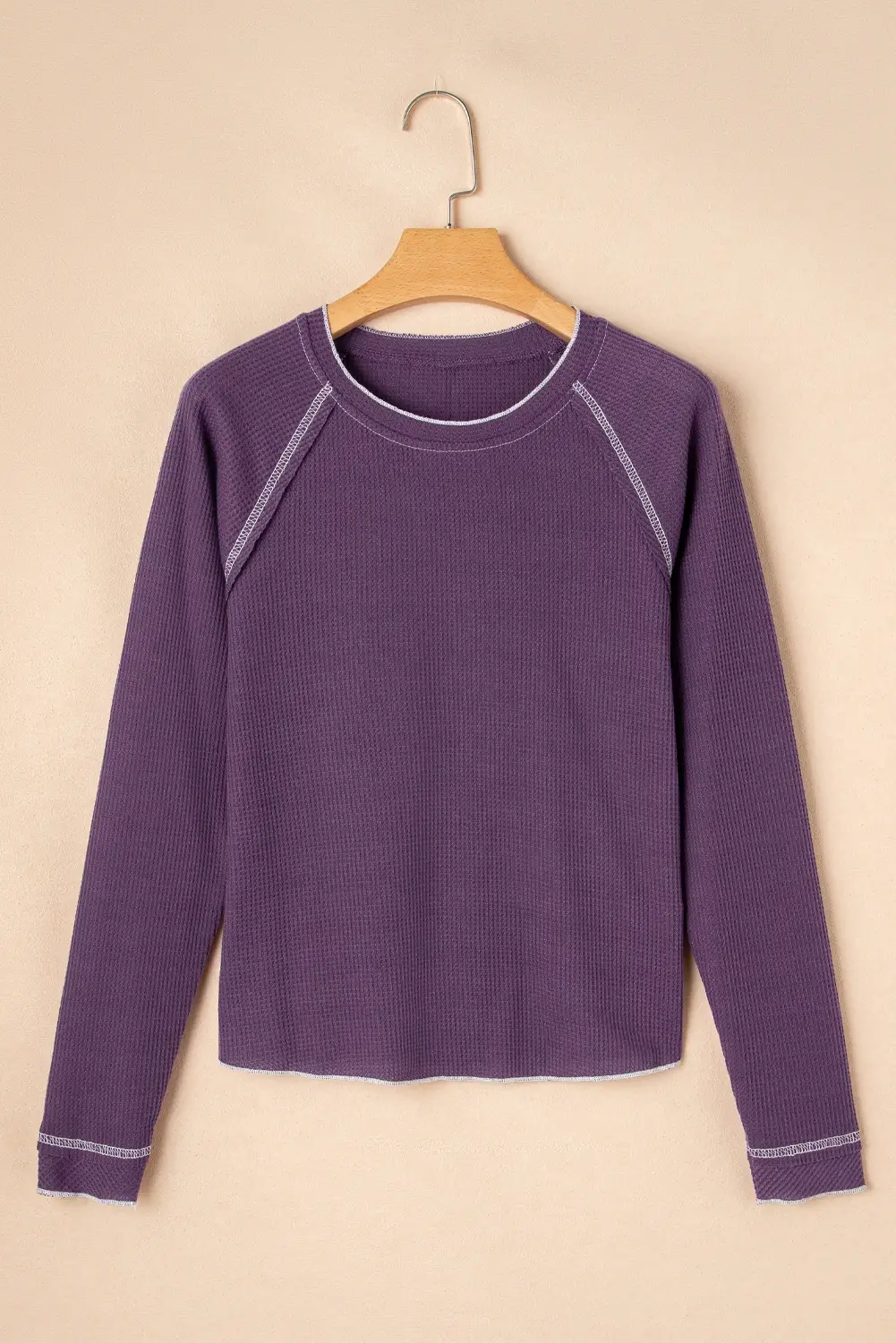 FULL TIME PURCHASE - Wholesale Knit Top - Women's - Textured Round Neck Long Sleeve Top24