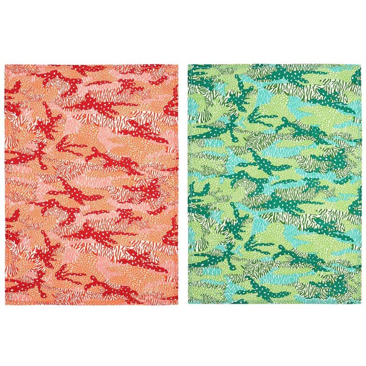 Ensemble de torchons Big Cat Camo pour la vente par Safomasi