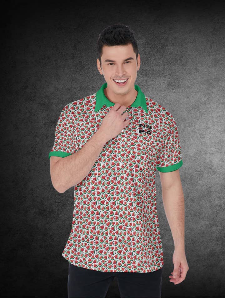 Watermelon Wedge Polo for wholesale by Not Bad Pretty Good