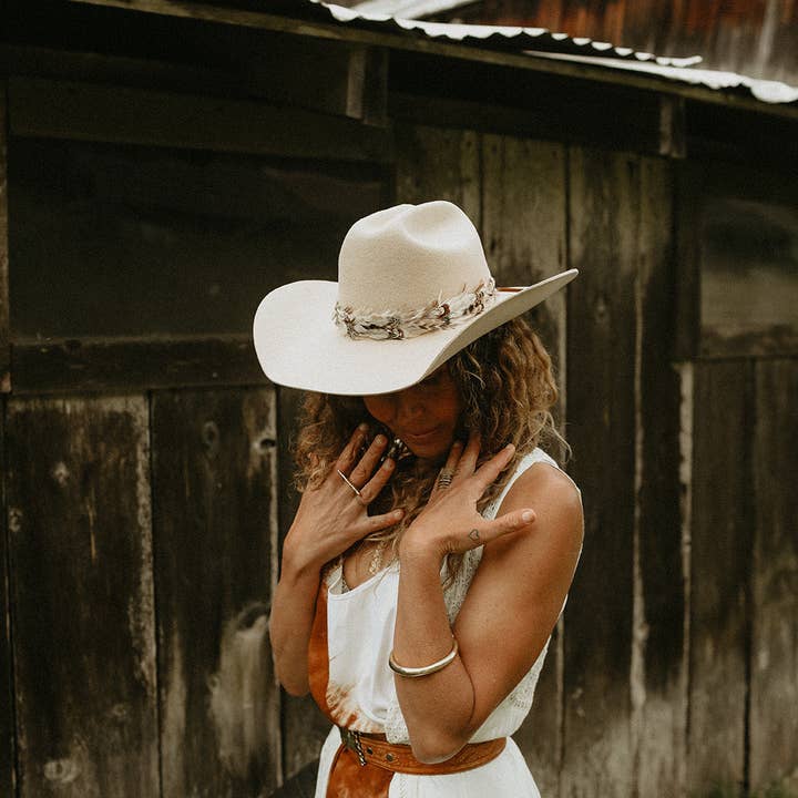 WEST VON - Wholesale Cowboy Hat - Women's - Laney | Western Rancher | Cream5