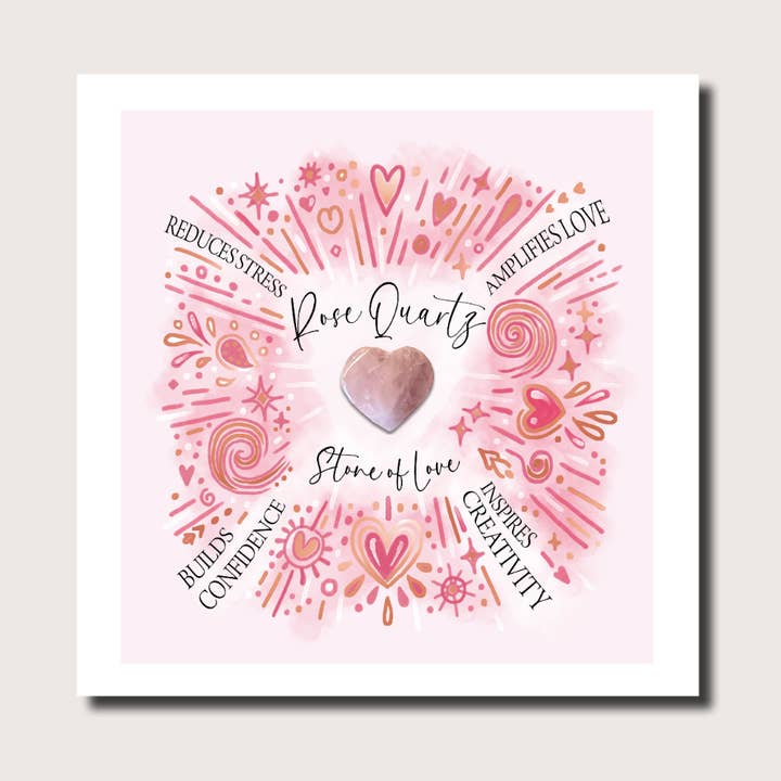 Sybil Love Rosenkvarts Kort för wholesale av Marina B