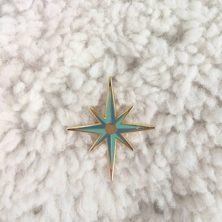 The Avera Boutique - Wholesale Lapel Pin/Button - Mid Century Modern - Starburst - Enamel Pin1