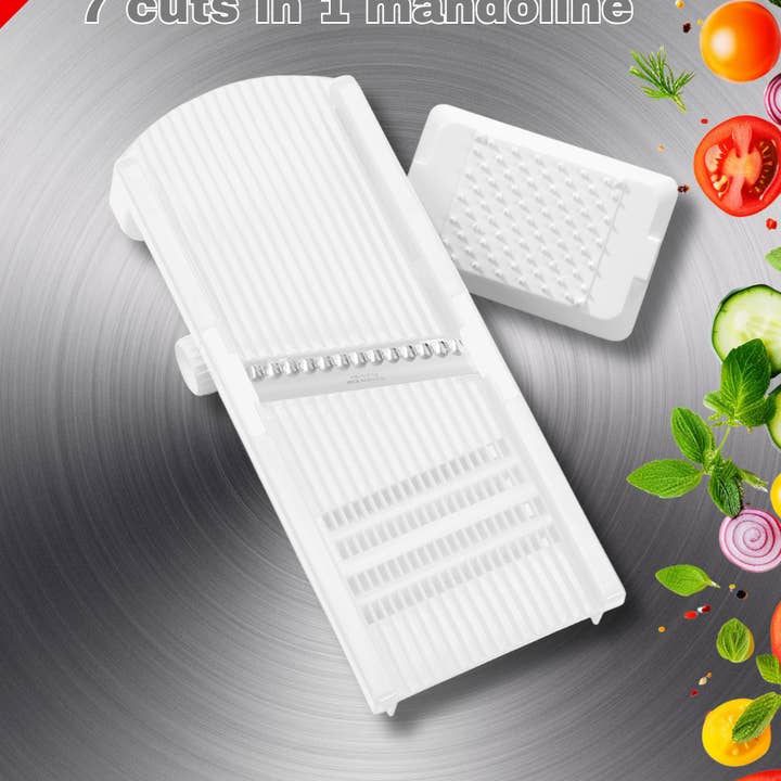 Art. 250 SUPER 7 mandoline: 7 snit i ét redskab for engroshandel hos Rigamonti Pietro & Figli srl