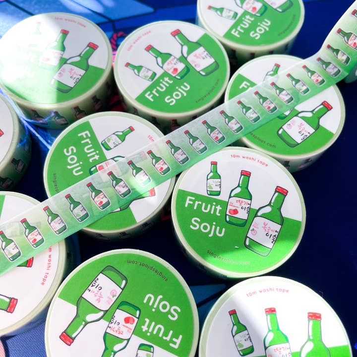 Fruit Soju Washi Tape per la vendita all'ingrosso da parte di Single Sploot