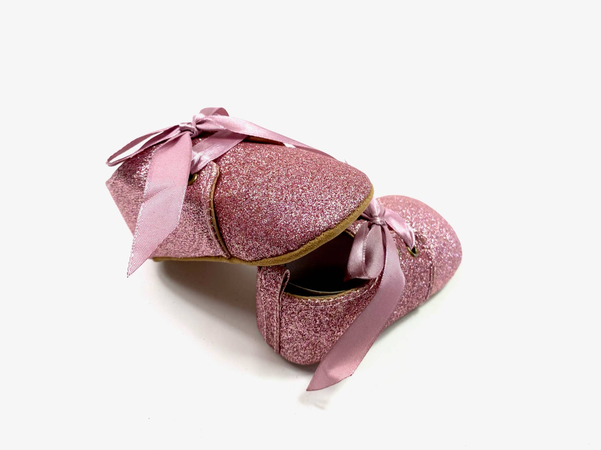 The New Class - Wholesale Moccasins - Kids - Glitter Tie Moccasin0