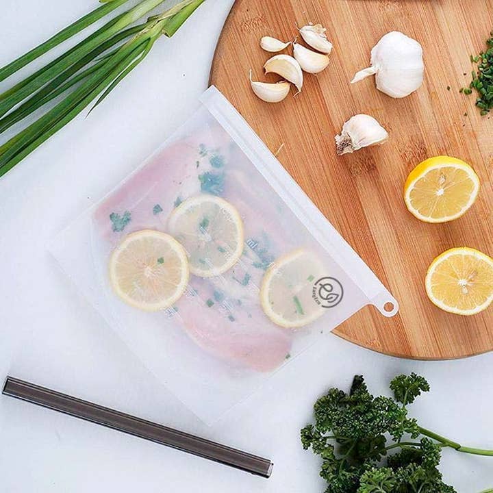 EasyEco - Wholesale Food Storage Wrap/Bag - EasyEco™ Silicone Storage Bags - 1000 ml - 4 pieces2