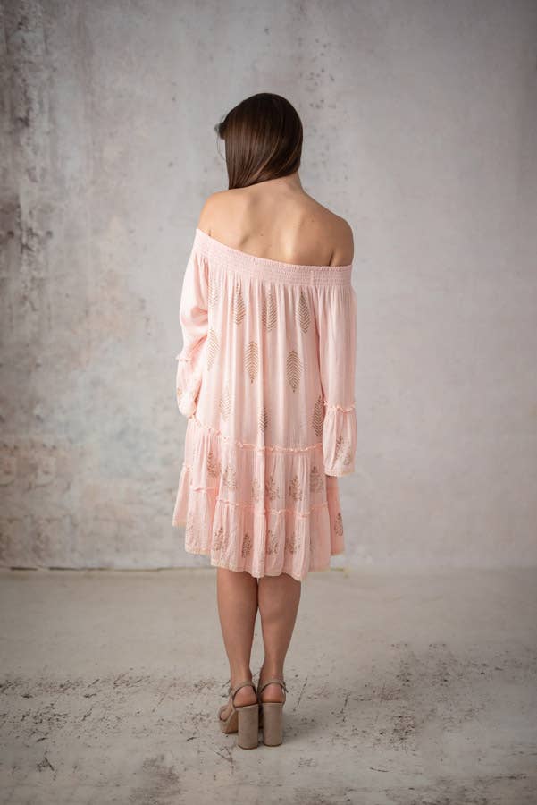 Lula Natura - Wholesale Dress - Women's - YVONNE PINK DRESS3