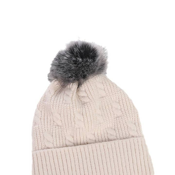 Haila - Winter Knitted Beanie with Pom Pom and other Purchase Wholesale winter cap. Free Returns & Net 60 Terms on Faire trending on Faire.
