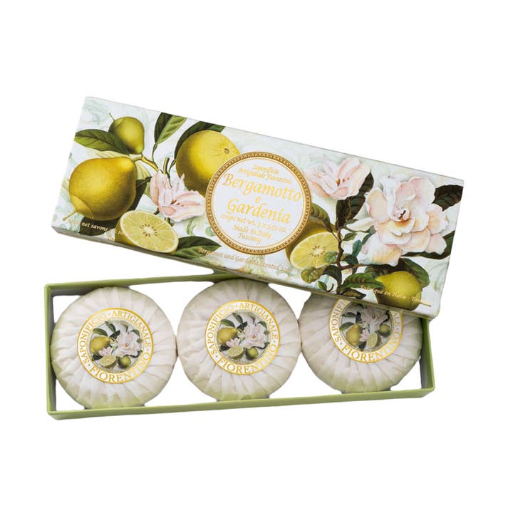 Saponificio Artigianale Fiorentino Bergamot & Gardenia Set for wholesale by Gentil Scents