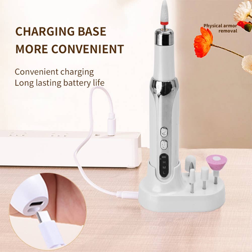 VIGOR – Engroshandel Sæt til neglepleje – Trådløs negleboremaskine pen maskine neglebånd bærbar 13 i 1 sæt11