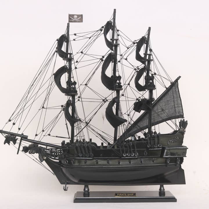 PIRATE BLACK1//SCHEEPSMODEL/HANDGEMAAKT/KOMPASS-MODELLEN voor wholesale door Schuette & Weiss