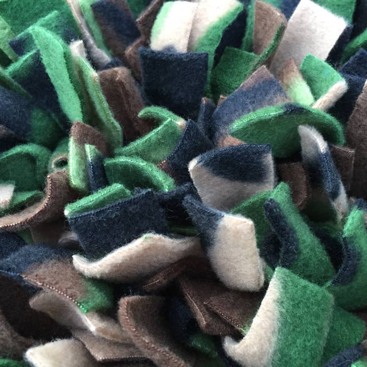 Camo Print Snuffle Mat Interactive Pet Toy Foraging/Rooting Choose Your Size Choose Your Size for wholesale by Life’s A Treasure Mat