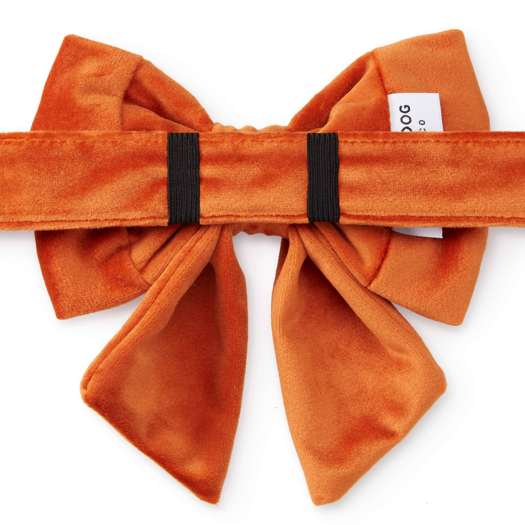 The Foggy Dog - Wholesale Pet Bow Tie - Dog - Pumpkin Velvet Lady Dog Bow1