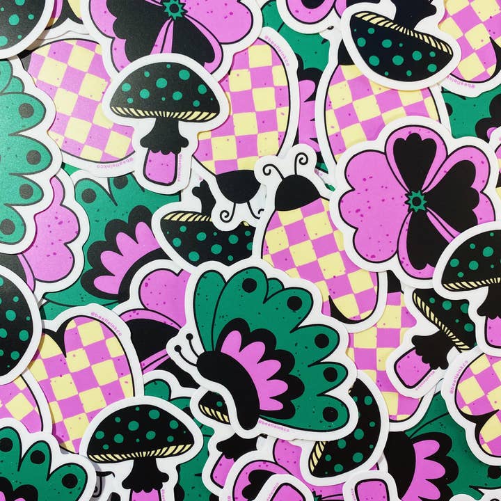 Beetle Ink Co. - Wholesale Sticker - Freaky Beetle Vinyl Sticker4