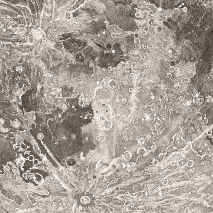 Aster Edition - Wholesale Poster - Poster: Moon Map - John Russel4