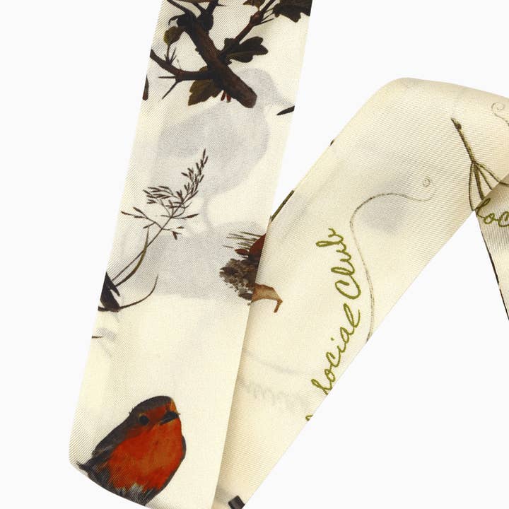 Birds of England Twill Silk Eyewear Chain - Butter Yellow for wholesale by Greenwich Social Club