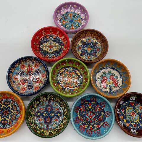 Natto USA - Wholesale Decorative Plate/Dish/Bowl - Ceramic Bowls 3" Shallow- 144 count