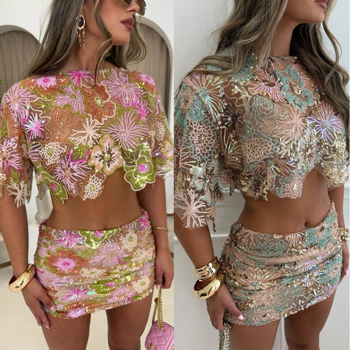 Embroidered Sequin Party Dress Set SummerAutumn 2025 and other Purchase Wholesale how to fresh flowers. Free Returns & Net 60 Terms on Faire trending on Faire.