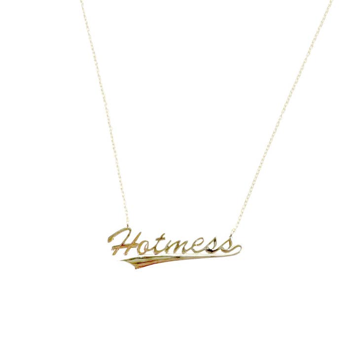 Hot Mess Gold Necklace for wholesale by Benny Loves Stella