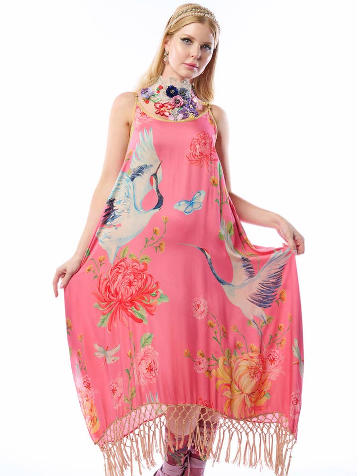 La Leyenda del Vestido de Grulla | Vestido Boho | Moda Femenina para venta al por mayor de Aratta | Women's Fashion