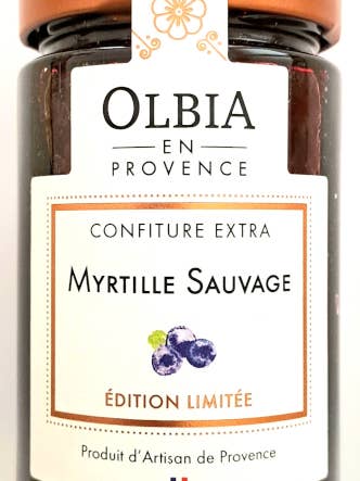 Olbia Wild blueberry jam for wholesale by French Feast