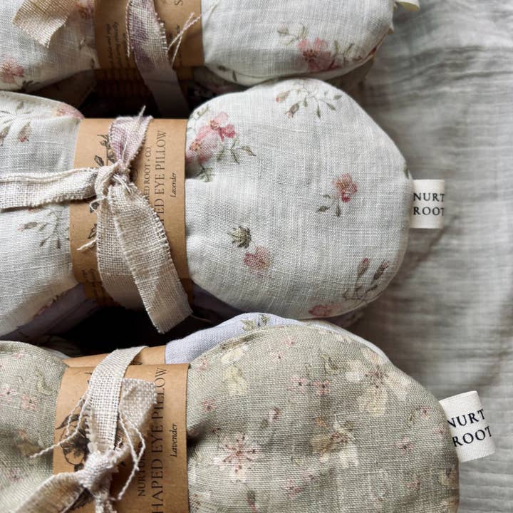 Nurtured Root + Co. - Wholesale Spa/Therapy Pillow - Hot & Cold Shaped Eye Pillow6