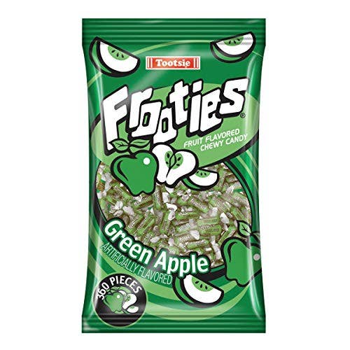 Shop The King - Wholesale Hard Candy - Green Apple Tootsie Roll Frooties Chewy Candy 38.8 OZ 360-piece Bag