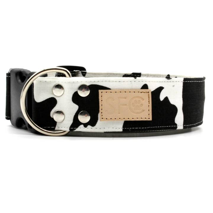 Paper Chasing Collars Dog Accessories - Wholesale Pet Collar - Dog - Cow print dog collar - Country dog collar - The Ellie Mae1