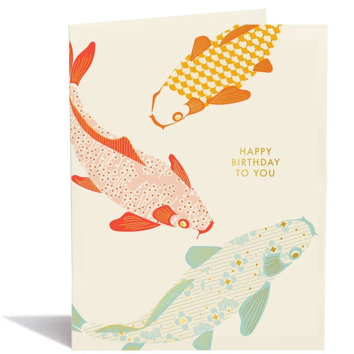 #8230 Birthday Koi for wholesale by Snow & Graham