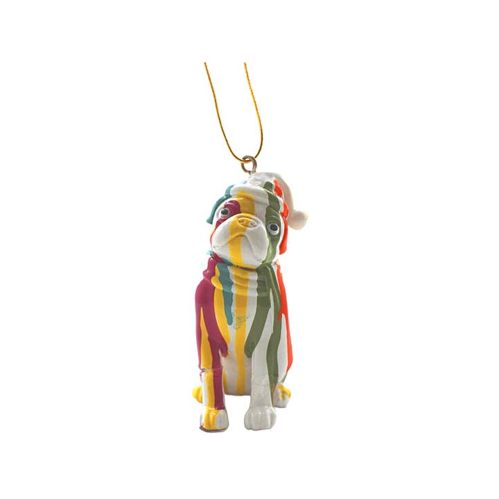 Interior Illusions Plus - Wholesale Ornament Set - Pug Holiday Dog Ornament