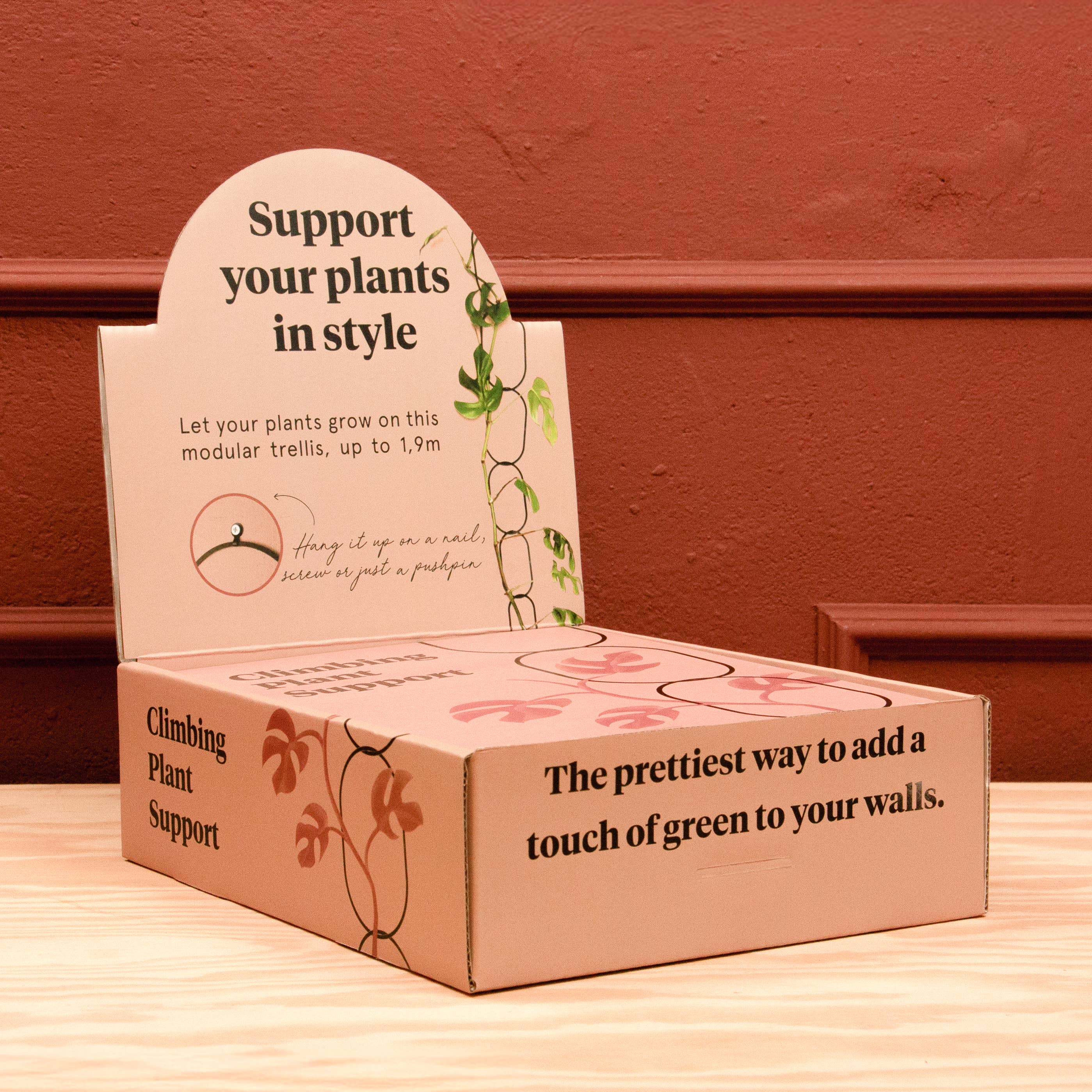 Botanopia - gifts , decor and cards for plant lovers - Wholesale Trellis - Black Brass Chain - Plant Support for climbing plants14