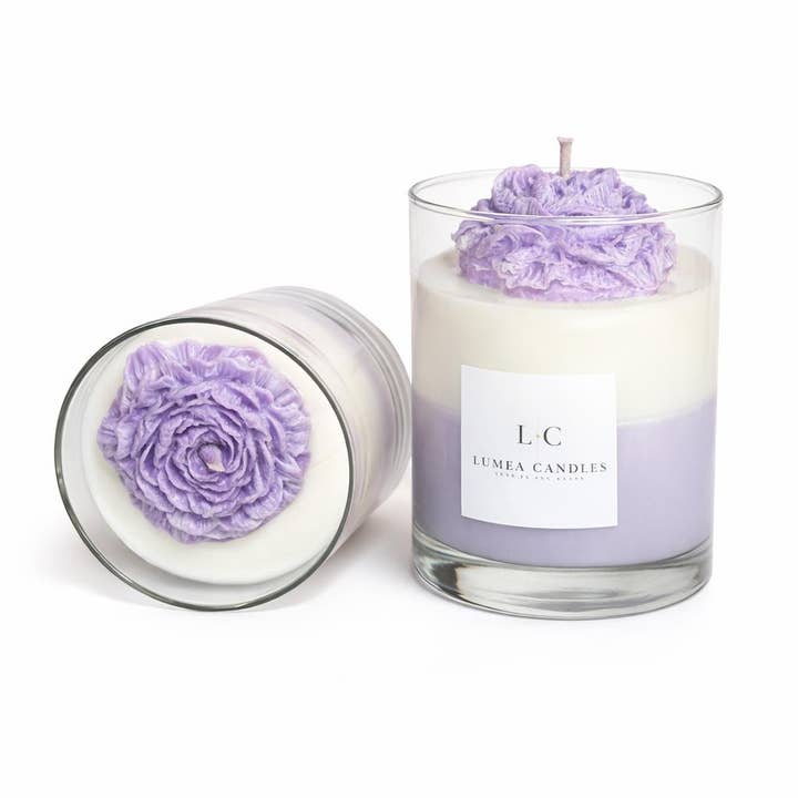 Lumea Linen Blossom 425 ml GRAND pour la vente par Lumea Candles