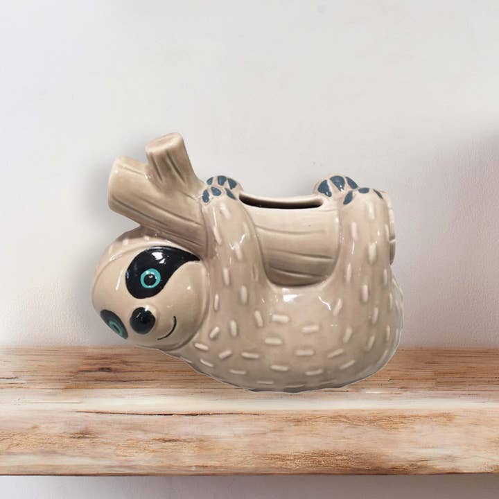 Creative Gifts International Inc. - Wholesale Money/Piggy Bank - Ceramic Sloth Bank