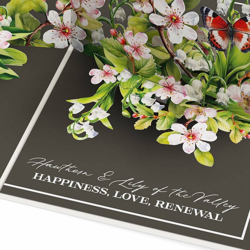 Lovepop Cards - Wholesale Birthday Card - Born to Bloom: May Birth Month Flowers Pop-Up Card 5x7"4