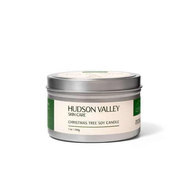Hudson Valley Skin Care - Wholesale Jar/Filled Candle - Christmas Tree Soy Was Candle4