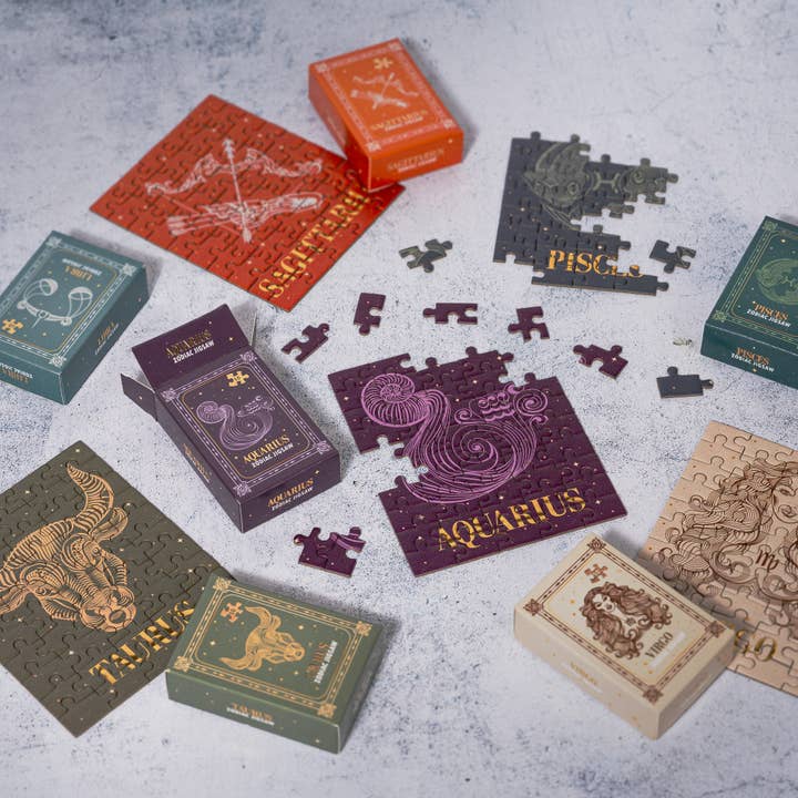 Professor Puzzle – wholesale Puzzle – Adult – Zodiac Signs Mini Jigsaw Puzzles