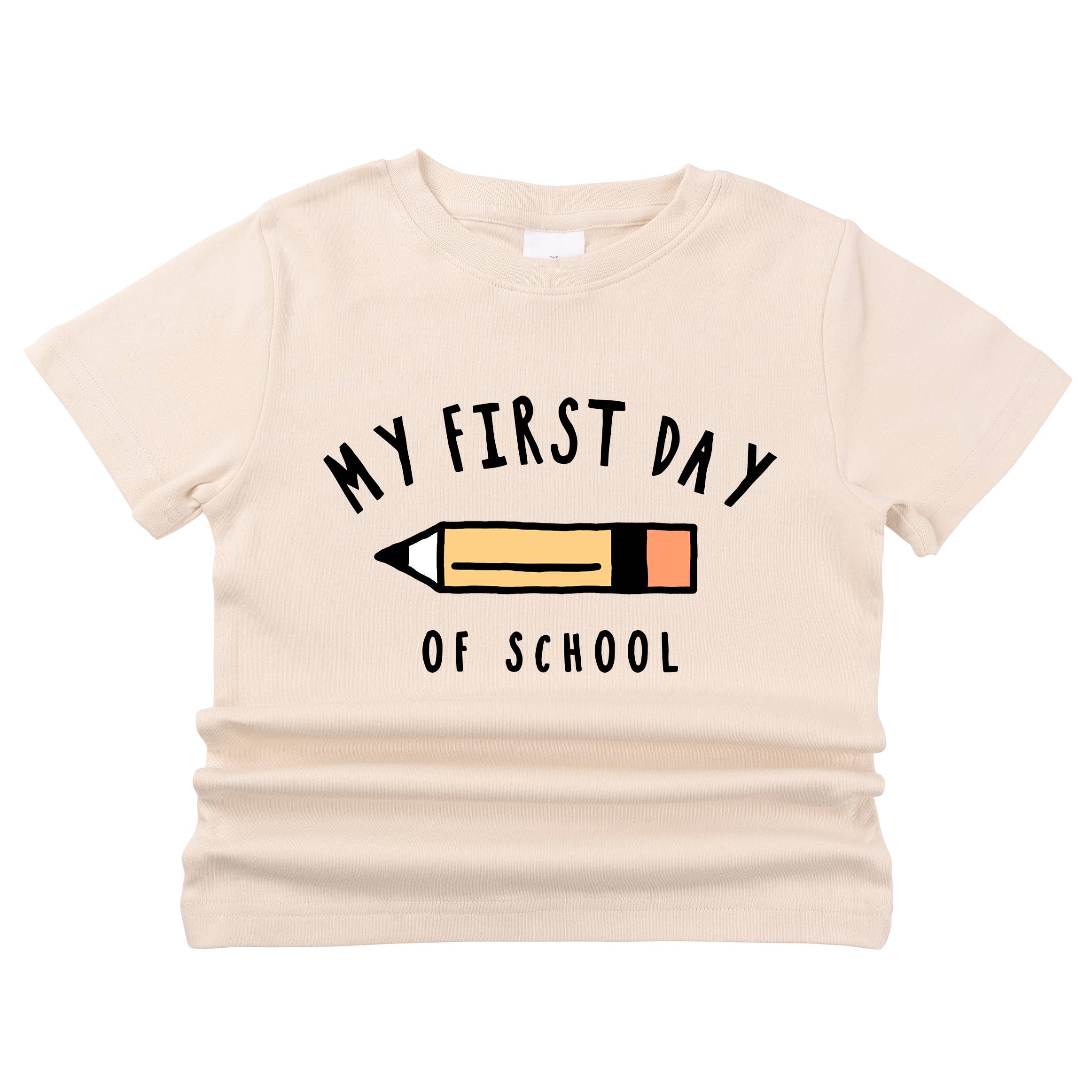 Spunky Stork - Wholesale Screen Printed T-Shirt - Kids - My First Day Back to School Boys Girls Organic Kids Shirt4