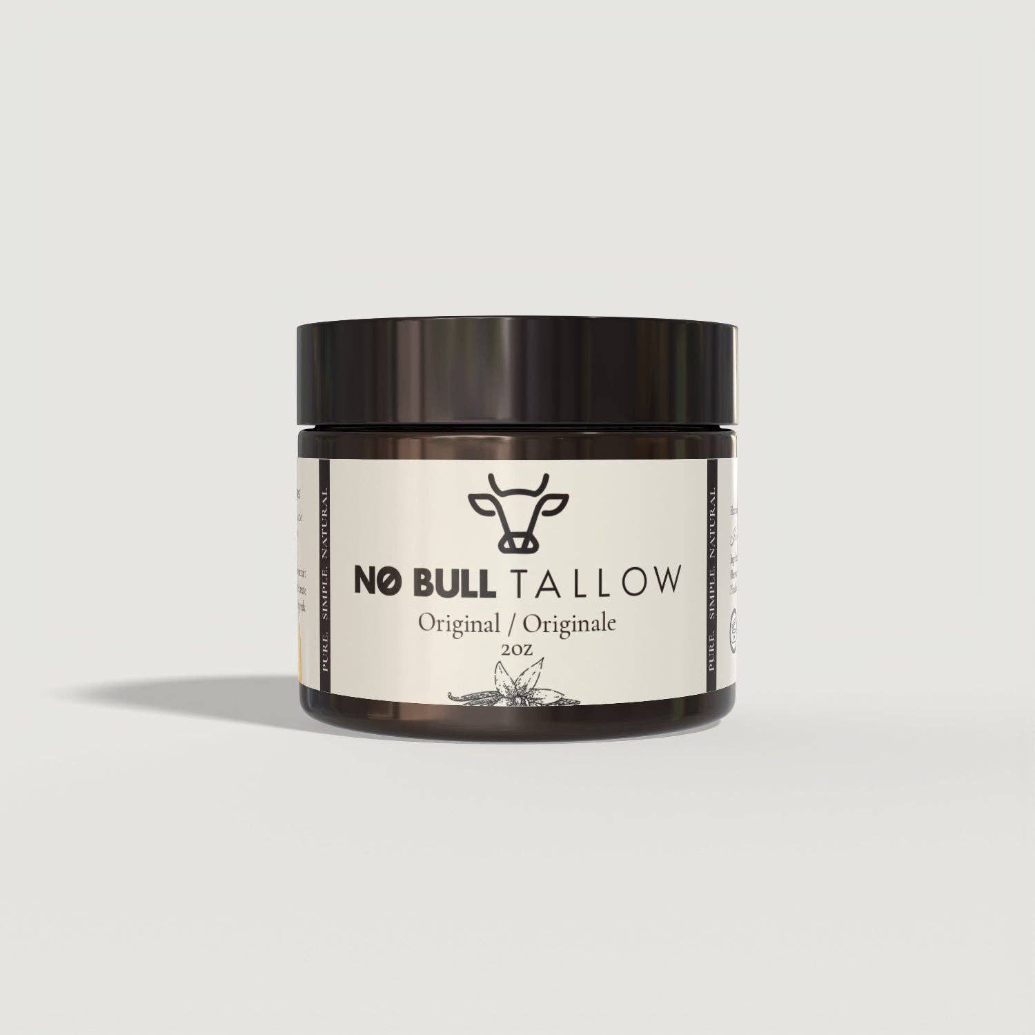 No Bull Tallow - Wholesale Body Balm/Butter - 2oz Whipped Tallow Body Butter (60ml)0
